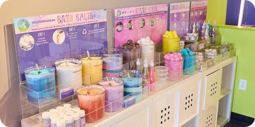 Two young girls enjoying a spa day at Sweet & Sassy®, a salon and spa for kids. | Sweet & Sassy®